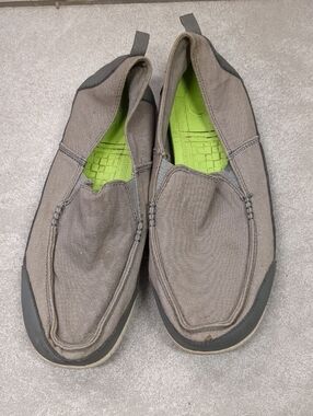 OP Men's Slip-On Canvas Loafers in Gray